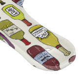 Weinflaschen Schneidebrett (Ecke)