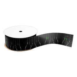 Weinflaschen Schwarze Grosgrain Ribbon Ripsband