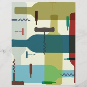 Weinflaschen-Themenflyer Flyer