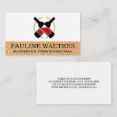 Weinflaschen und Cork Business Card Visitenkarte (Vorne/Hinten)