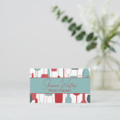 Weinflaschen und Glas Visitenkarte (Stehend Vorderseite)