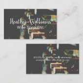 Weinflaschen Visitenkarte (Vorne/Hinten)