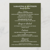 Weinflaschen Wein Weintrauben Menü Menükarte (Vorderseite)