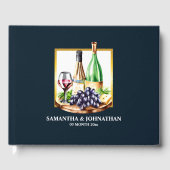 Weinflaschen Weinkellerei Gästebuch (Vorderseite)