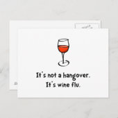 Weinflu Postkarte (Vorne/Hinten)