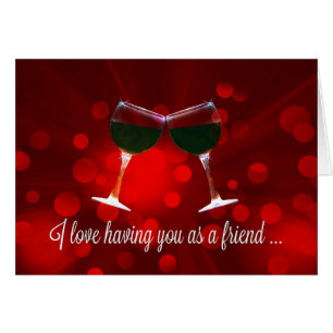 Weinfreundschaftskarte