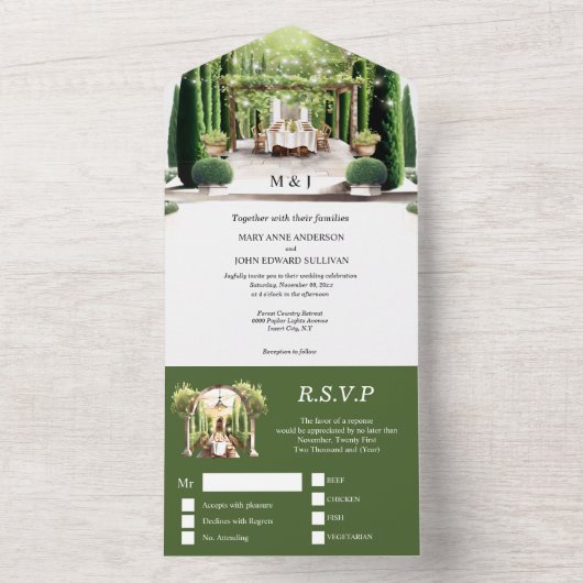 Weingarten al fresco Saitenleuchten feines Essgesc All In One Einladung (Innen Boden)