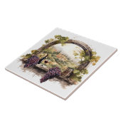 Weingarten Aquarellfarben Druckfarbe Fliese (Seite)