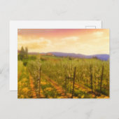 Weingarten bei Dawn Kelowna British Columbia Kanad Postkarte (Vorne/Hinten)