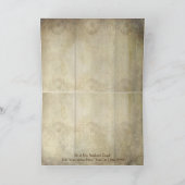 Weingarten Chardonnay Grüne Weintrauben Dankeskarte (Innenseite)