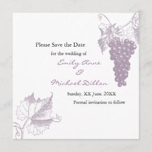 Weingarten-Hochzeit - Rettet das Datum Save The Date