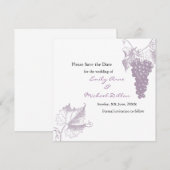 Weingarten-Hochzeit - Rettet das Datum Save The Date (Vorne/Hinten)