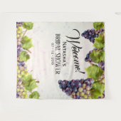 Weingarten im Mittelmeerraum Weinberg Hintergrund Wandteppich (Vorderseite (Horizontal))