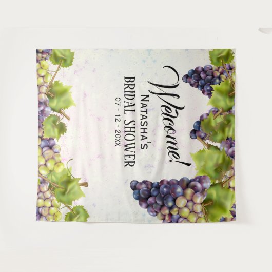 Weingarten im Mittelmeerraum Weinberg Hintergrund Wandteppich (Vorderseite (Horizontal))