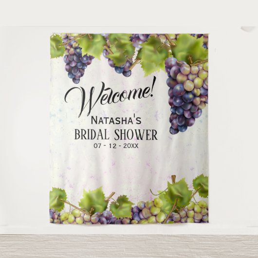 Weingarten im Mittelmeerraum Weinberg Hintergrund Wandteppich (Vorderseite)