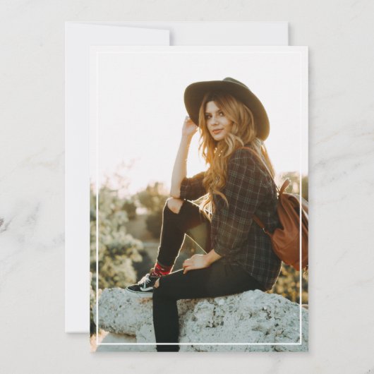 Weingarten mit herrlicher Bordeaux Einladung (Rückseite)