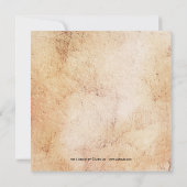 Weingarten oder Weinthema Party Einladung der Ruhe (Rückseite)