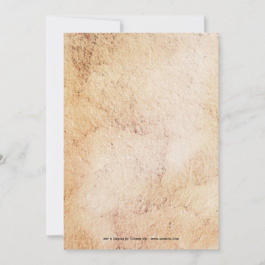 Weingarten Thema Bridal Dusche Einladung (Rückseite)