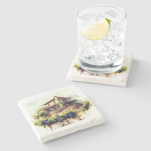 Weingarten Untersetzer (Seitenansicht)