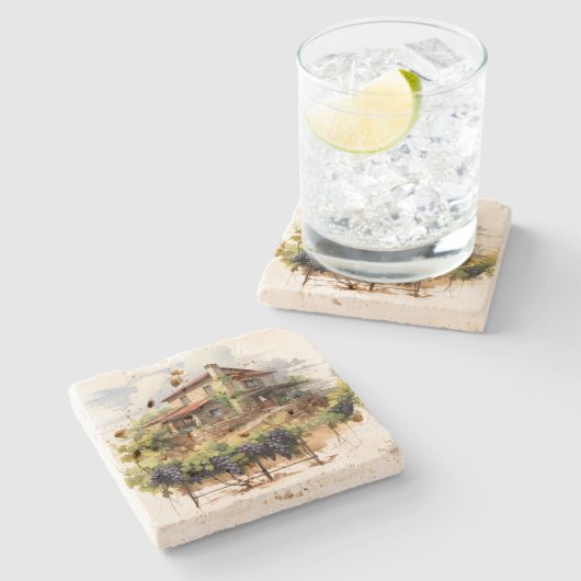 Weingarten Untersetzer (Seitenansicht)