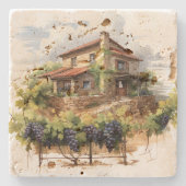 Weingarten Untersetzer (Vorderseite)