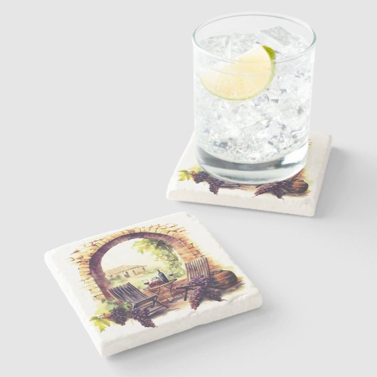 Weingarten Untersetzer (Seitenansicht)