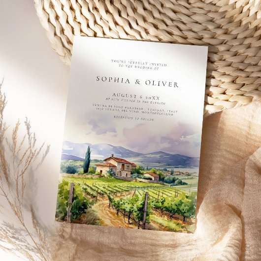 Weingartenhochzeit Einladung