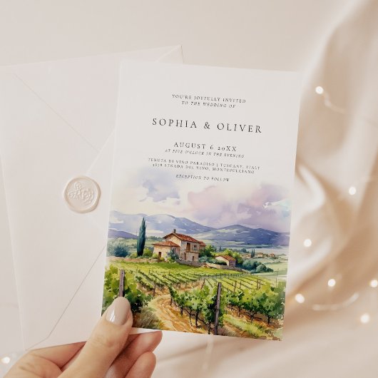 Weingartenhochzeit Einladung