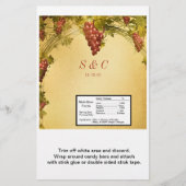 Weingartenhochzeit Große Hershey's Wrapper Flyer (Vorne)