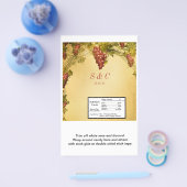 Weingartenhochzeit Große Hershey's Wrapper Flyer (Einzeln)