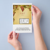 Weingartenhochzeit Große Hershey's Wrapper Flyer (Handgriff)