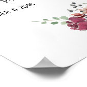 Weingeburtsposter Poster (Ecke)