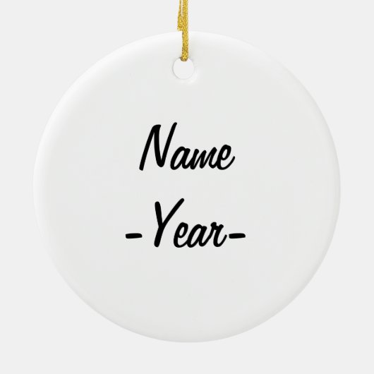 Weingeschenk Keramik Ornament (Hinten)