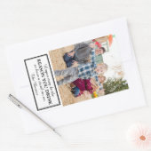 Weingeschenk Rechteckiger Aufkleber (Umschlag)