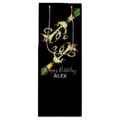 Weingeschenke Bag-Champagne Splash-Happy Geburtsta Geschenktüte Für Weinflaschen (Vorderseite)