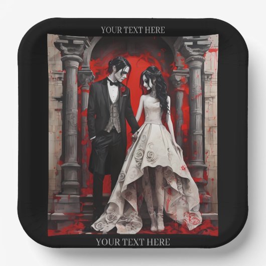 Weingeschenkeschachtel Pappteller (Vorderseite)