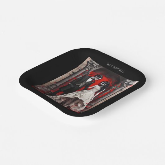 Weingeschenkeschachtel Pappteller (Gewinkelt)