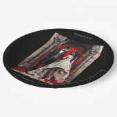 Weingeschenkeschachtel Pappteller (Schrägansicht)