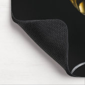 Weinglas auf schwarz mousepad (Ecke)