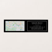 Weinglas, Bar/Weinkeller, Detaillierte Angaben Visitenkarten (Innenseite Aufgefaltet)