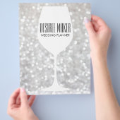 Weinglas | Bokeh Flyer (Hand)