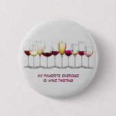 Weinglas Button (Vorderseite)