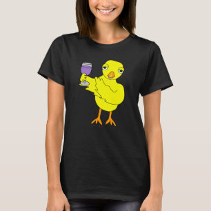 Weinglas Chick T-Shirt