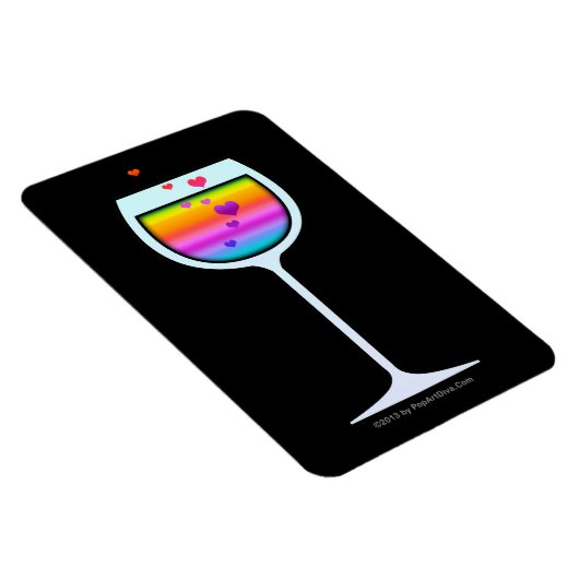 WEINGLAS FLEXIBLES MAGNET (Rechte Seite)