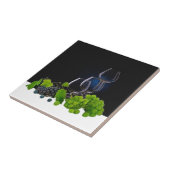 Weinglas Fliese (Seite)