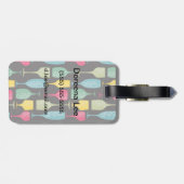 Weinglas Gepäckanhänger (Rückseite horizontal)