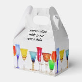 Weinglas Geschenkschachtel (Vorderseite)