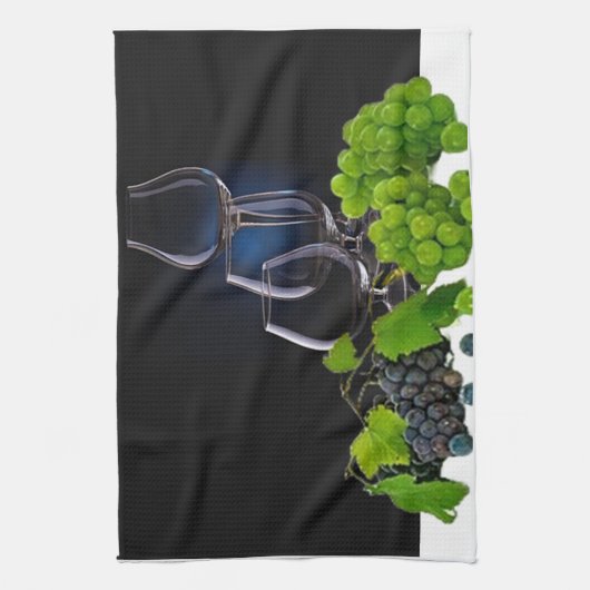 Weinglas Geschirrtuch (Vertikal)