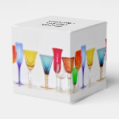 Weinglas-Gesichtskasten Geschenkschachtel (Vorderseite)