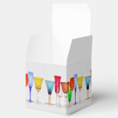 Weinglas-Gesichtskasten Geschenkschachtel (Geöffnet)